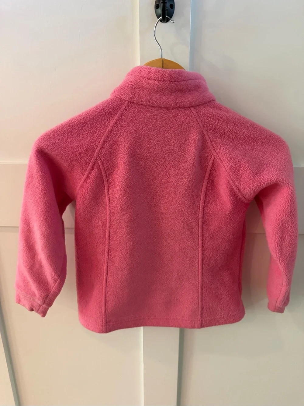 Columbia Girls Pink Full-Zip Fleece Jacket Coat Size 6/6X